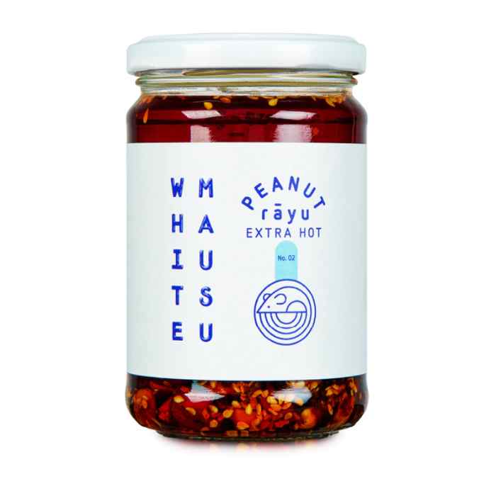White Mausu - Peanut Rayu Extra Hot, 240g