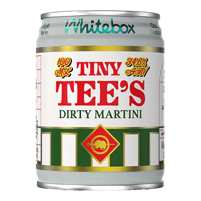 Whitebox - Tiny Tee's Dirty Martini, 100ml  Pack of 12