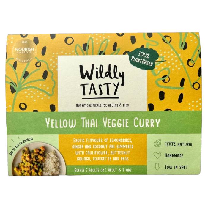 Wildly Tasty - Yellow Thai Veggie Curry - Serves 2, 500g