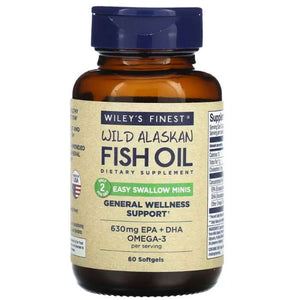 Wileys - Wiley Easy Swallow Minis, 60 Capsules