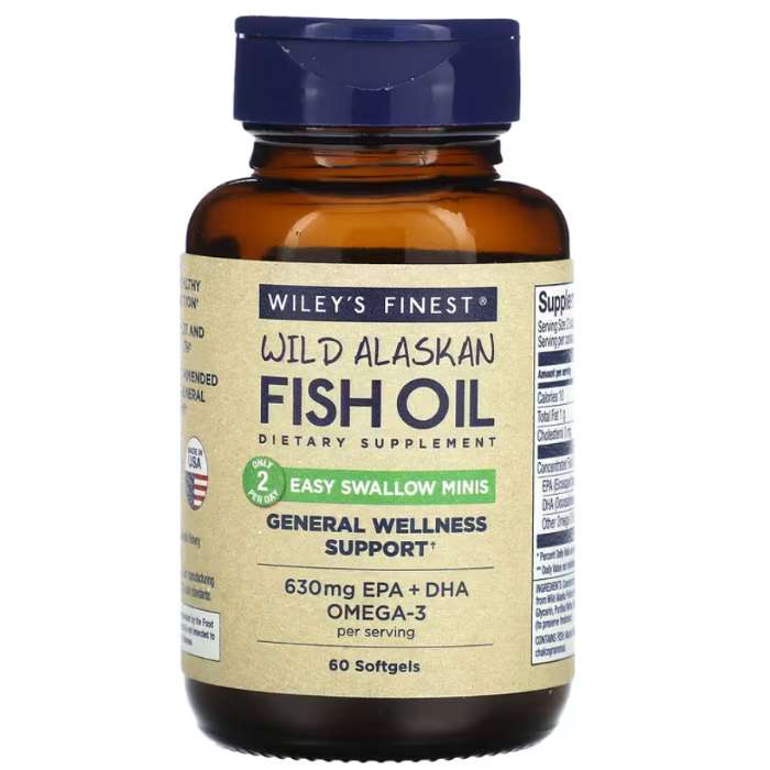 Wileys - Wiley Easy Swallow Minis, 60 Capsules