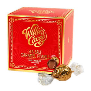 Willie's Cacao - Choc Sea Salt Caramel Pearls, 150g | Multiple Chocolates