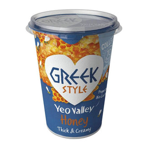 Yeo Valley - Greek Style With Honey Yogurt, 450g | Pack of 6