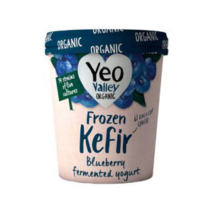 Yeo Valley - Organic Frozen Blueberry Kefir, 480ml | Pack of 6