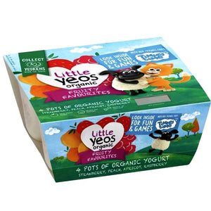 Yeo Valley - Organic Little Yeo Fruity Favourites, 4 x 85g | Pack of 6