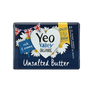 Yeo Valley - Organic Unsalted Butter, 200g | Pack of 20