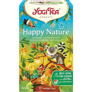 Yogi Tea - Happy Nature, 17 Bags | Pack of 6