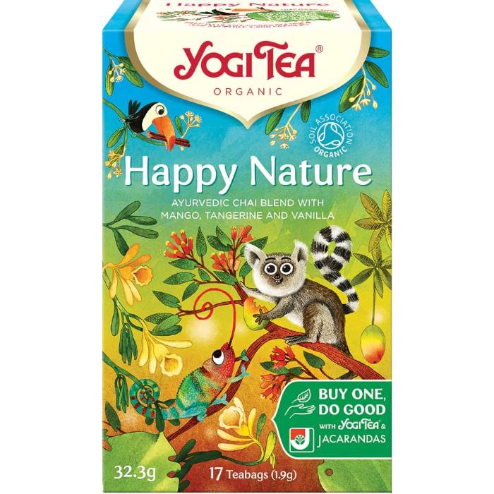 Yogi Tea - Happy Nature, 17 Bags  Pack of 6