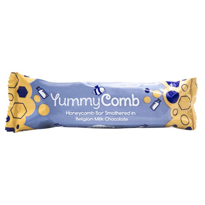 Yummycomb - Milk Chocolate Bar, 35g  Pack of 12