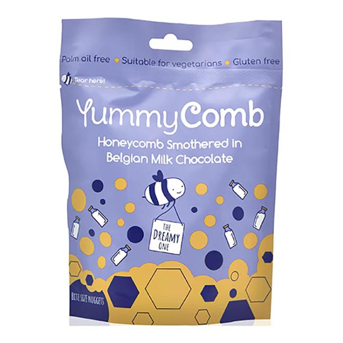 Yummycomb - Milk Chocolate Pouch, 100g  Pack of 6