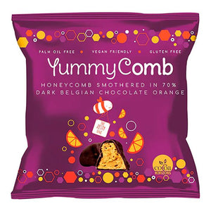 Yummycomb - 70% Dark Pocket Pack, 40g - Pack of 12 | Multiple Flavours