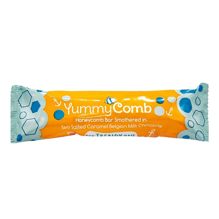 Yummycomb - Salted Caramel Chocolate Bar, 35g  Pack of 12