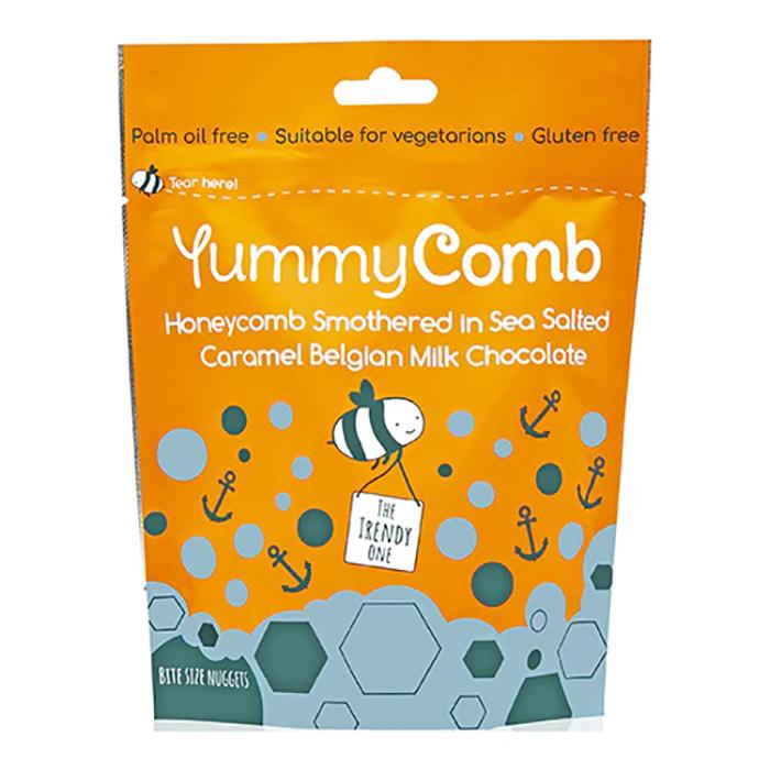 Yummycomb - Salted Caramel Chocolate Pouch, 100g  Pack of 6