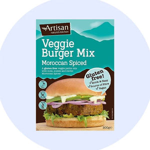 Artisan Grains - Veggie Burger Mix (GF), 200g | Multiple Flavours
