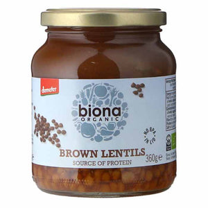 Biona - Organic Brown Lentils, 360g