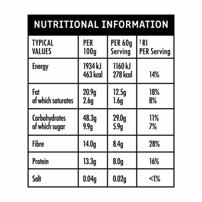 Bio&Me - Gut-Loving Granola - Super Seedy & Nutty, 360g - back