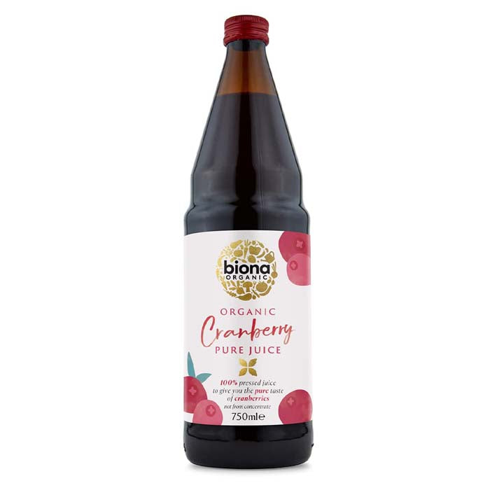 Biona - 100% Cranberry Juice Organic, 750ml