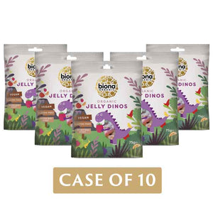 Biona - Jelly Dinos Vegan, 75g | Pack of 10