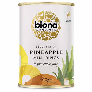 Biona - Mini Pineapple Rings, 400g