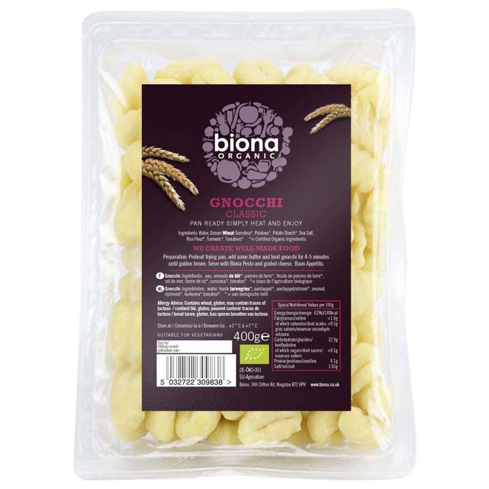 Biona - Organic Fresh Gnocchi, 400g