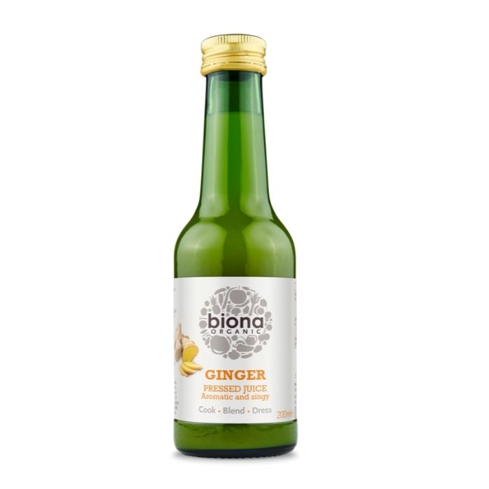 Biona - Organic Ginger Pressed Juice, 200ml - front