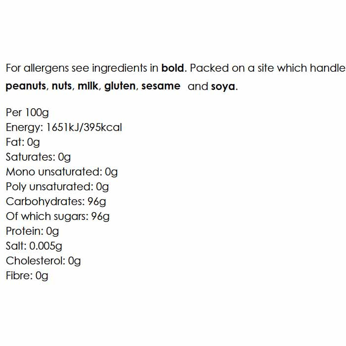 Biona - Organic RapaduraSucanat Wholecane Sugar, 500g - back