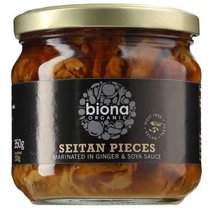 Biona - Organic Seitan Pieces in Ginger & Soya Sauce, 350g
