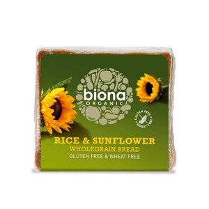 Biona - Organic Wholegrain Rice Bread, 500g | Multiple Flavours