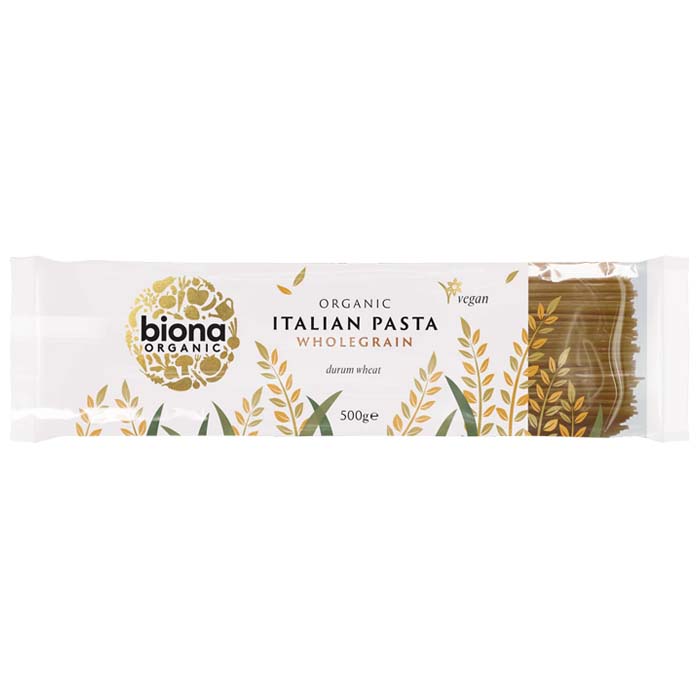 Biona - Organic Wholewheat Spaghetti, 500g