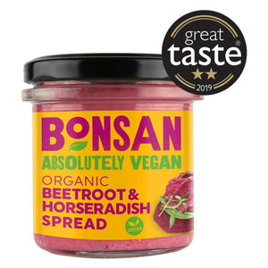 Bonsan - Organic Beetroot & Horseradish Spread, 130g