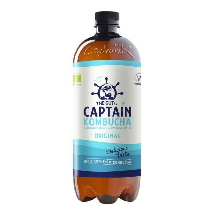 Captain Kombucha - Original Kombucha - 1L - Front