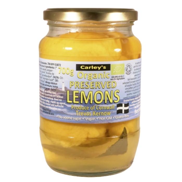 Carley's - Organic Preserved Lemons, 700g - Front