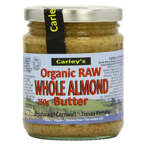 Carley's - Organic Raw Almond Butter, 250g | Multiple Size