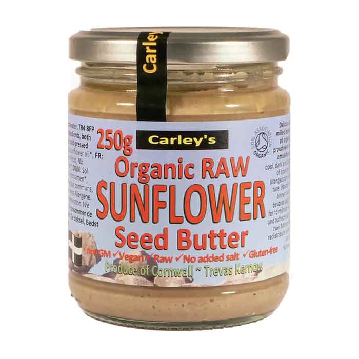 Carleys - Organic Raw Sunflower Seed Butter, 250g