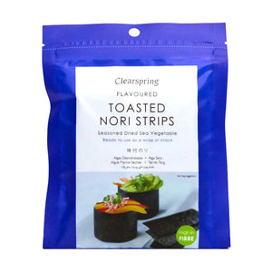 Clearspring - Japanese Flavoured Toasted Nori Strips, 13.5g