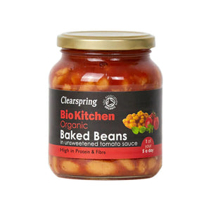 Clearspring - Bio Kitchen Organic Baked Beans (Unsweetened), 350g