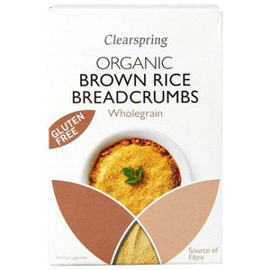 Clearspring - Organic Gluten Free Brown Rice Breadcrumbs, 250g