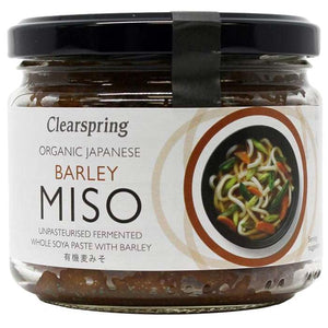 Clearspring - Organic Japanese Barley Miso Paste (Unpasteurised), 300g