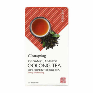 Clearspring - Organic Oolong Tea, 20 Sachets | Pack of 4