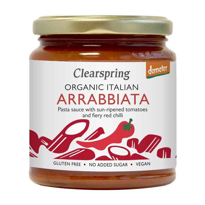 Clearspring Wholefoods - Demeter Organic Italian Arrabiata Pasta Sauce, 300g