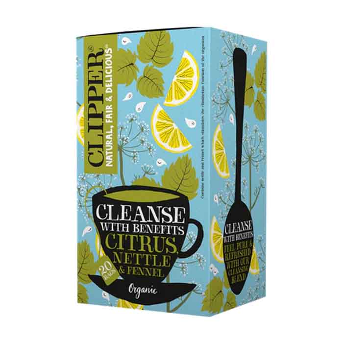 Clipper - Organic Cleanse with Benefits Infusion, 20 Bags  Pack of 6