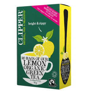 Clipper - Organic Pure Green Tea with Lemon (FT) 20 Bags