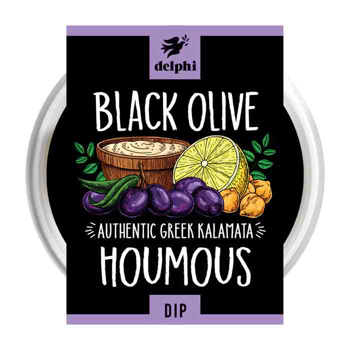 Delphi - Houmous - Black Olive, 170g