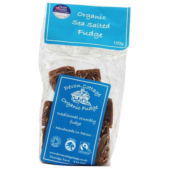 Devon Cottage - Organic Dairy Free Fudge - Sea Salted (150g)