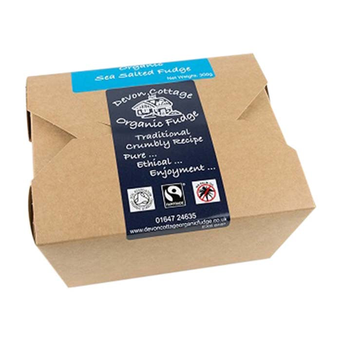 Devon Cottage - Organic Dairy Free Fudge - Sea Salted (300g)