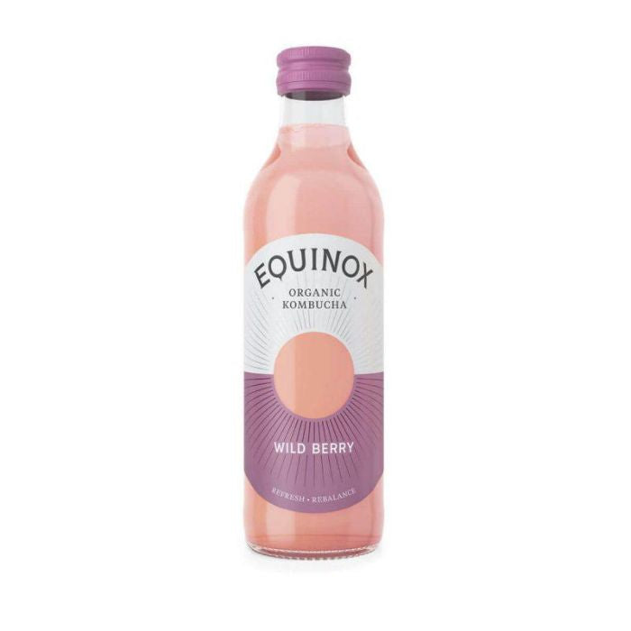 Equinox Kombucha - Organic Kombucha, 275ml - Wild Berry