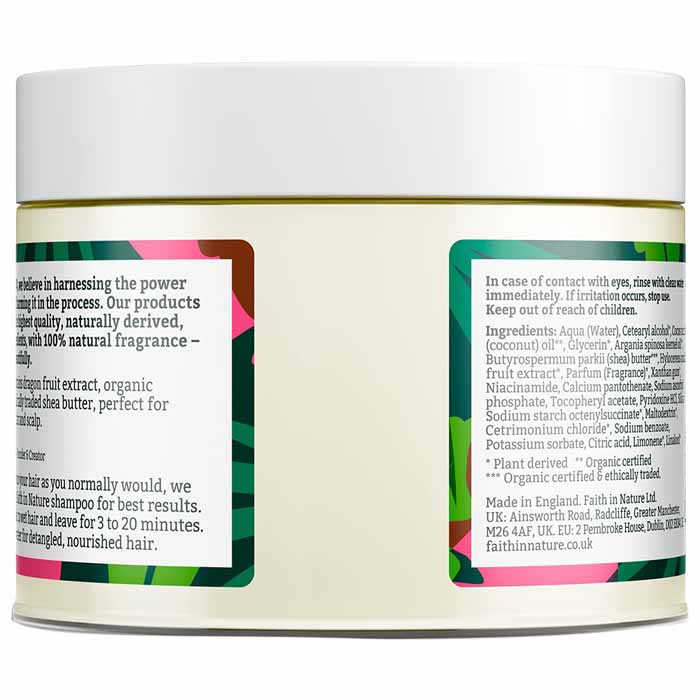 Faith In Nature - Dragon Fruit Revitalising Hair Mask, 300ml - back