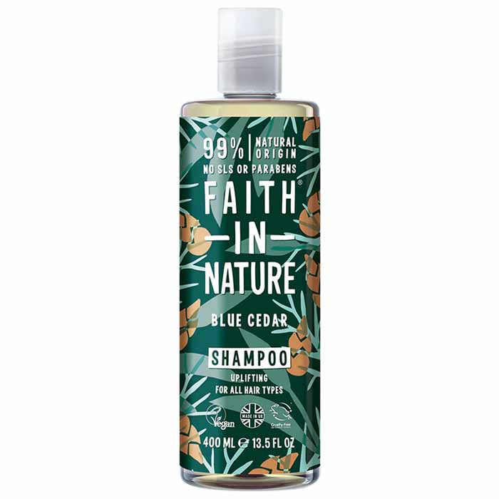 Faith In Nature - Shampoo - Blue Cedar, 400ml