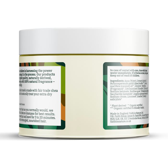 Faith In Nature - Shea & Argan Nourishing Hair Mask, 300ml back