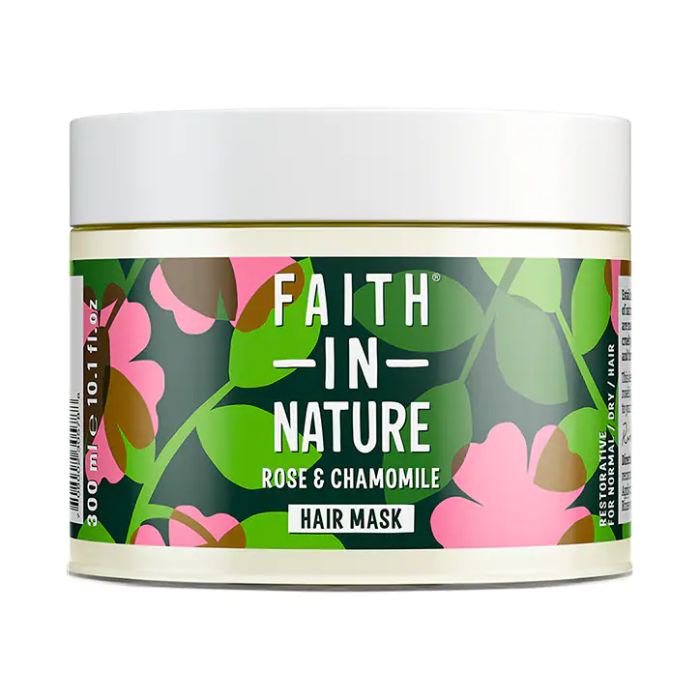 Faith In Nature - Wild Rose & Chamomile Hair Mask, 300ml front